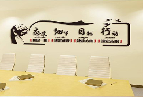 定边企业文化墙主要展示什么?