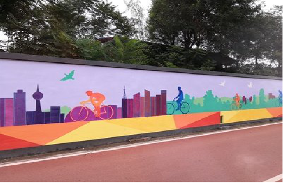 定边墙体彩绘-围墙