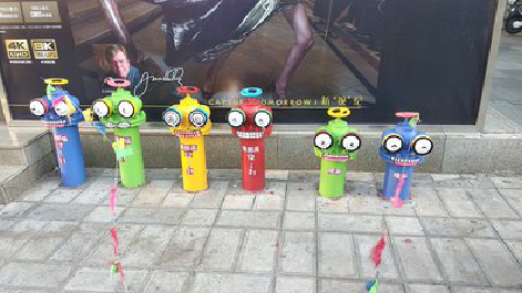 定边商业区彩绘