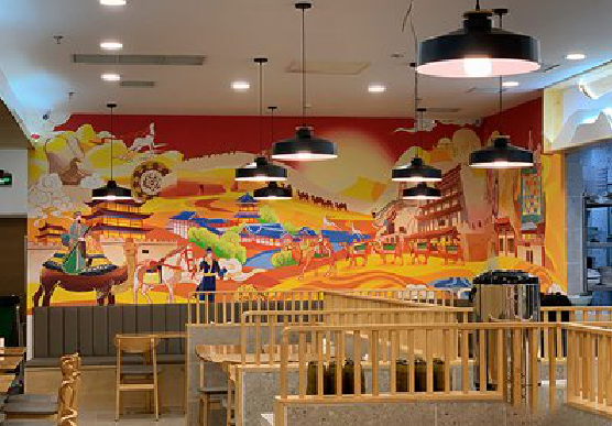 定边商业空间彩绘介绍。